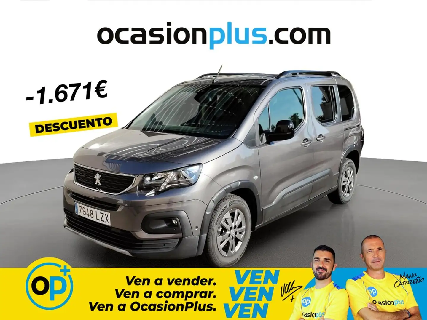 Peugeot Rifter 1.5BlueHDi S&S Standard Allure Pack 130 Gris - 1