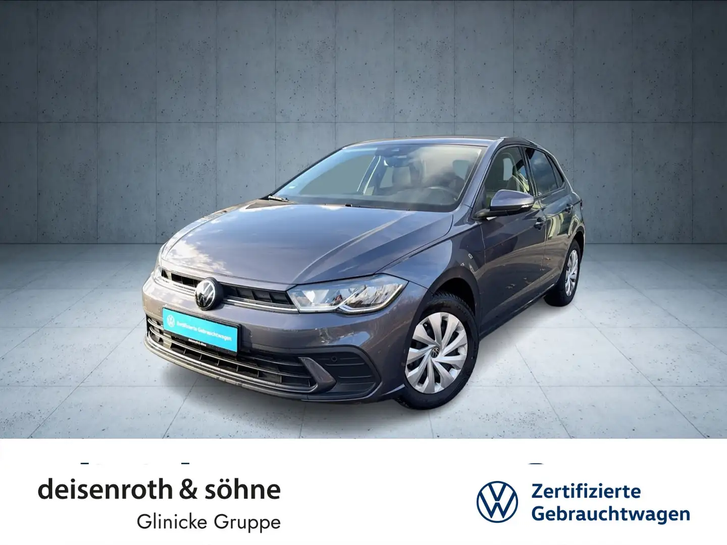Volkswagen Polo Life 1.0 TSI Nav/AppCon/ACC/Clima/SHZ/LED Grau - 1