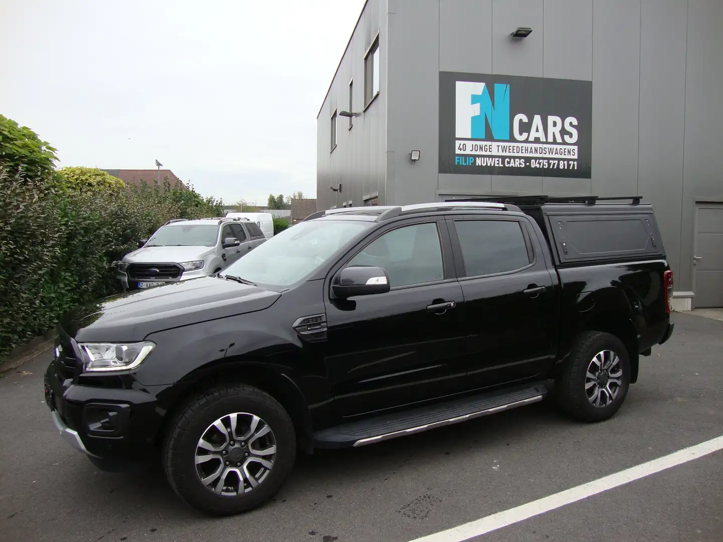 Ford Ranger 212pk, alu cab, gps, camera, leder, btw in, 2021 Noir - 1