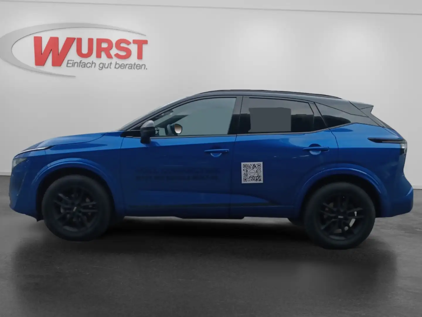 Nissan Qashqai N-Design EU6e MY24 1.3 DIG-T MHEV NAVI RUMDUMKAMER Blau - 2