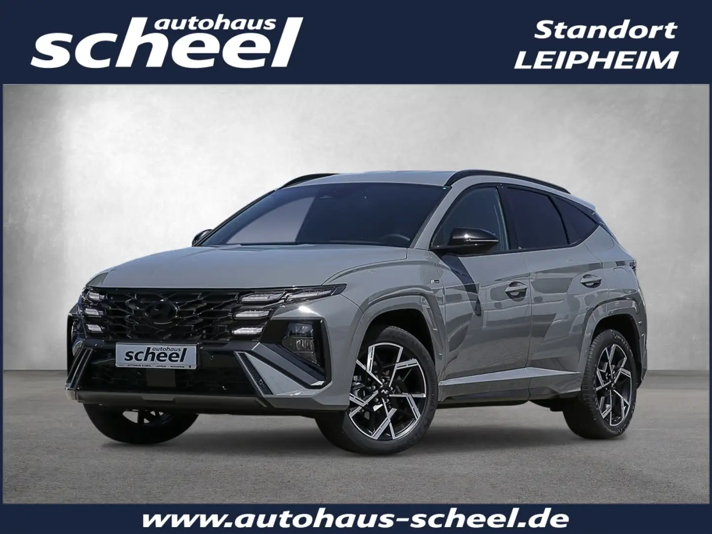 Hyundai TUCSON N-Line 1.6 T-GDI mHEV 4x4 DCT 19''LM Navi LED Grijs - 1
