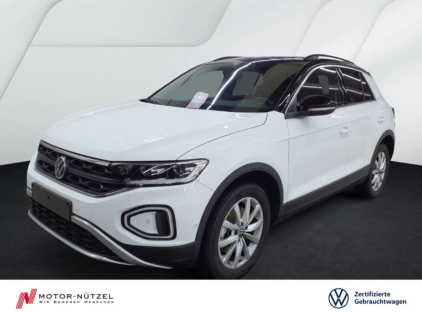 Volkswagen T-Roc 2.0 TDI DSG GOAL LEDplus+NAVI+AHK+ACC+DAB Weiß - 1
