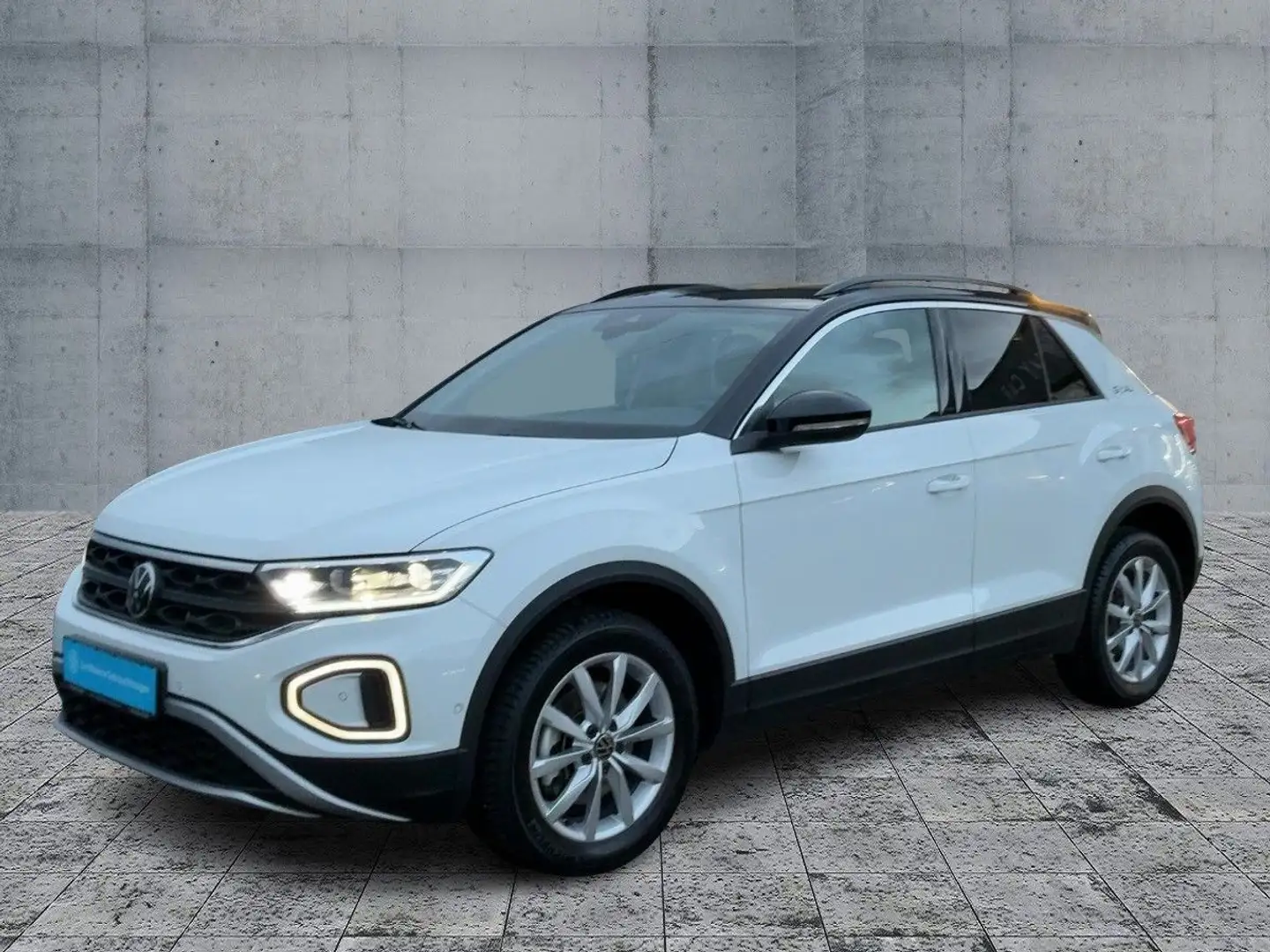 Volkswagen T-Roc 2.0 TDI DSG GOAL LEDplus+NAVI+AHK+ACC+DAB Weiß - 2