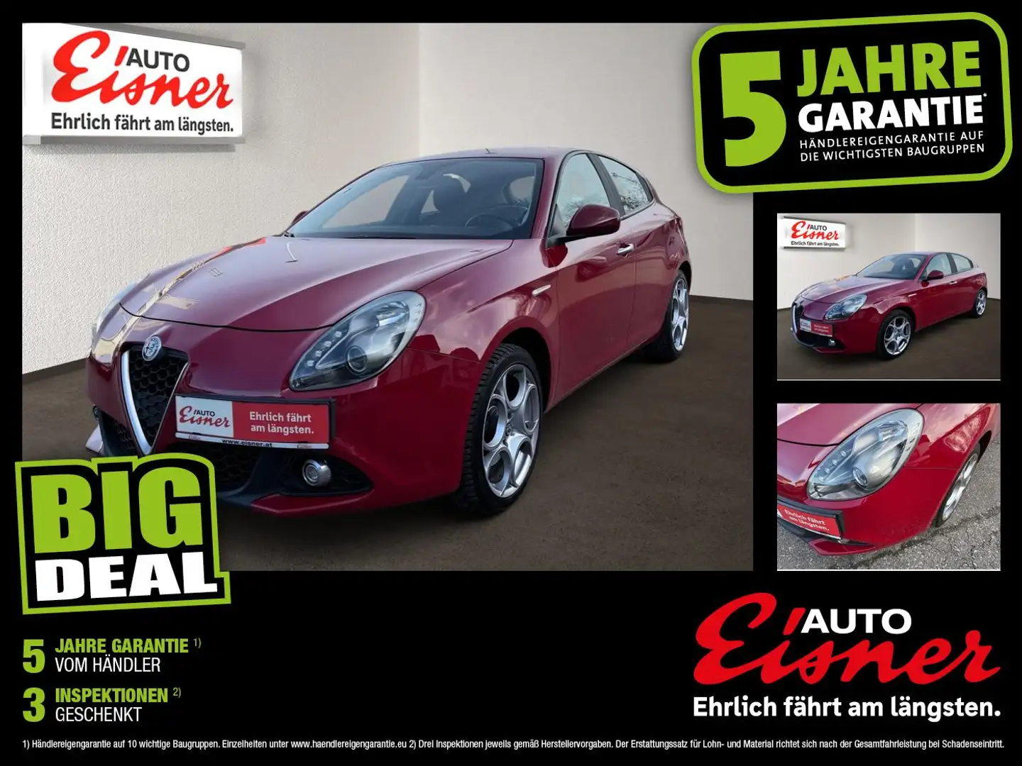 Alfa Romeo Giulietta 1.4 TB MultiAir TCT RossoAlfa Rot - 1