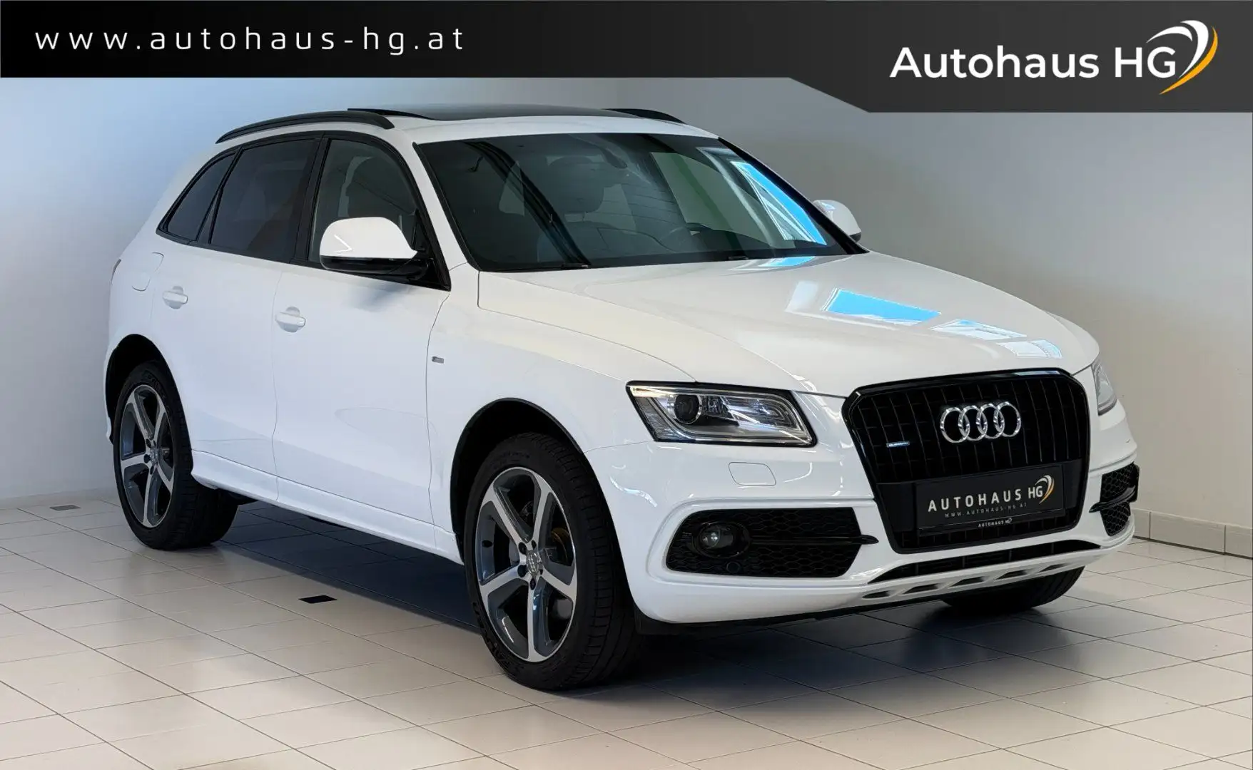 Audi Q5 3.0 TDI Sport quattro*1.BESITZ*S-LINE*PANO*KEYLES Weiß - 1