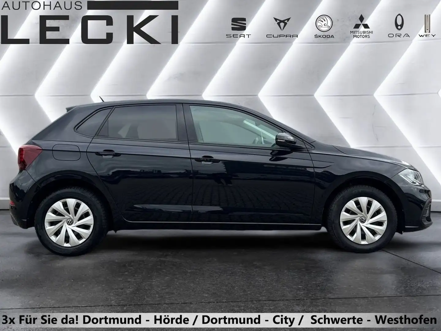 Volkswagen Polo Life 1.0 TSi DSG *NAVI*LED*SHZ*PDC*APP-CONNECT*UVM Schwarz - 2