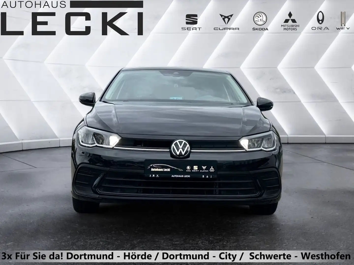 Volkswagen Polo Life 1.0 TSi DSG *NAVI*LED*SHZ*PDC*APP-CONNECT*UVM Schwarz - 2