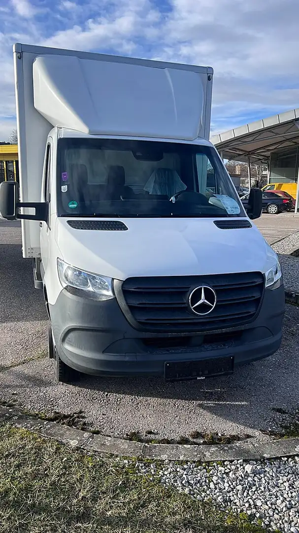 Mercedes-Benz Sprinter 516 Kofferaufbau mit Ladebordwand Weiß - 1