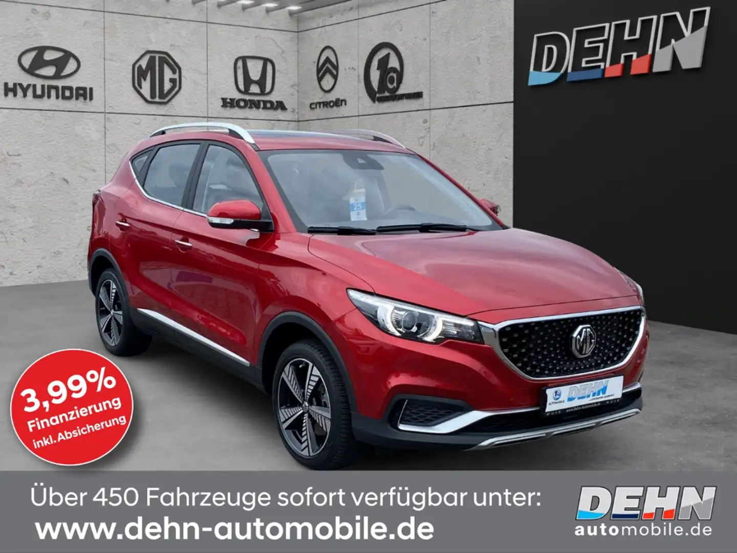 MG ZS EV Luxury El. Panodach Navi Soundsystem 360 Kamera Rot - 1