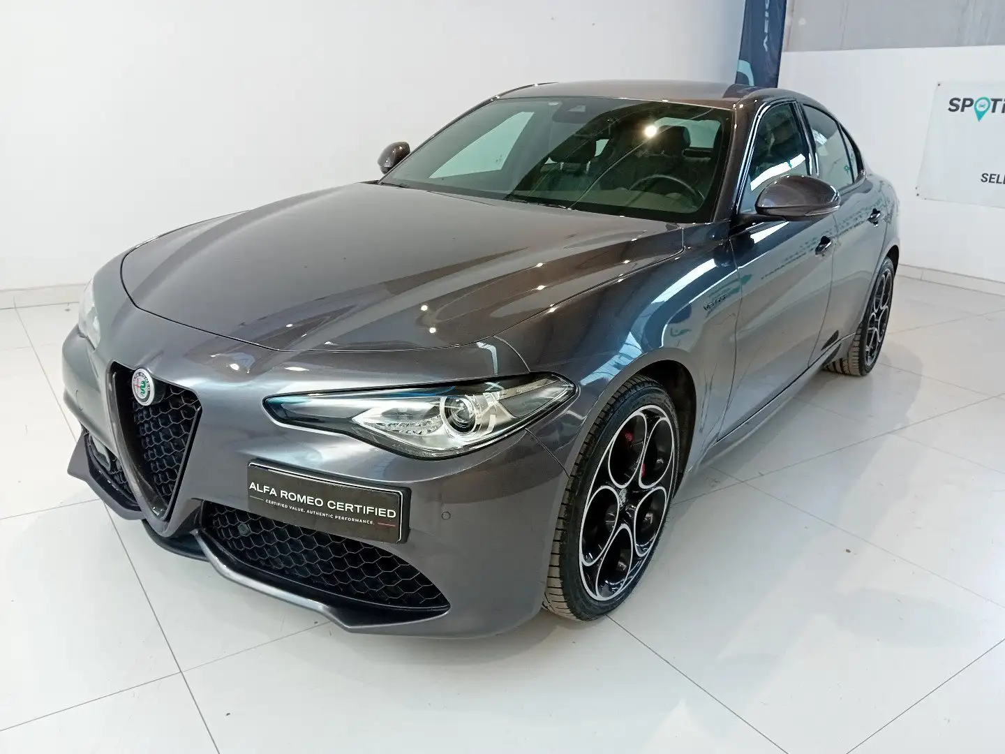 Alfa Romeo Giulia Giulia 2.2 Turbodiesel 210 CV AT8 AWD Q4 Veloce Grigio - 1