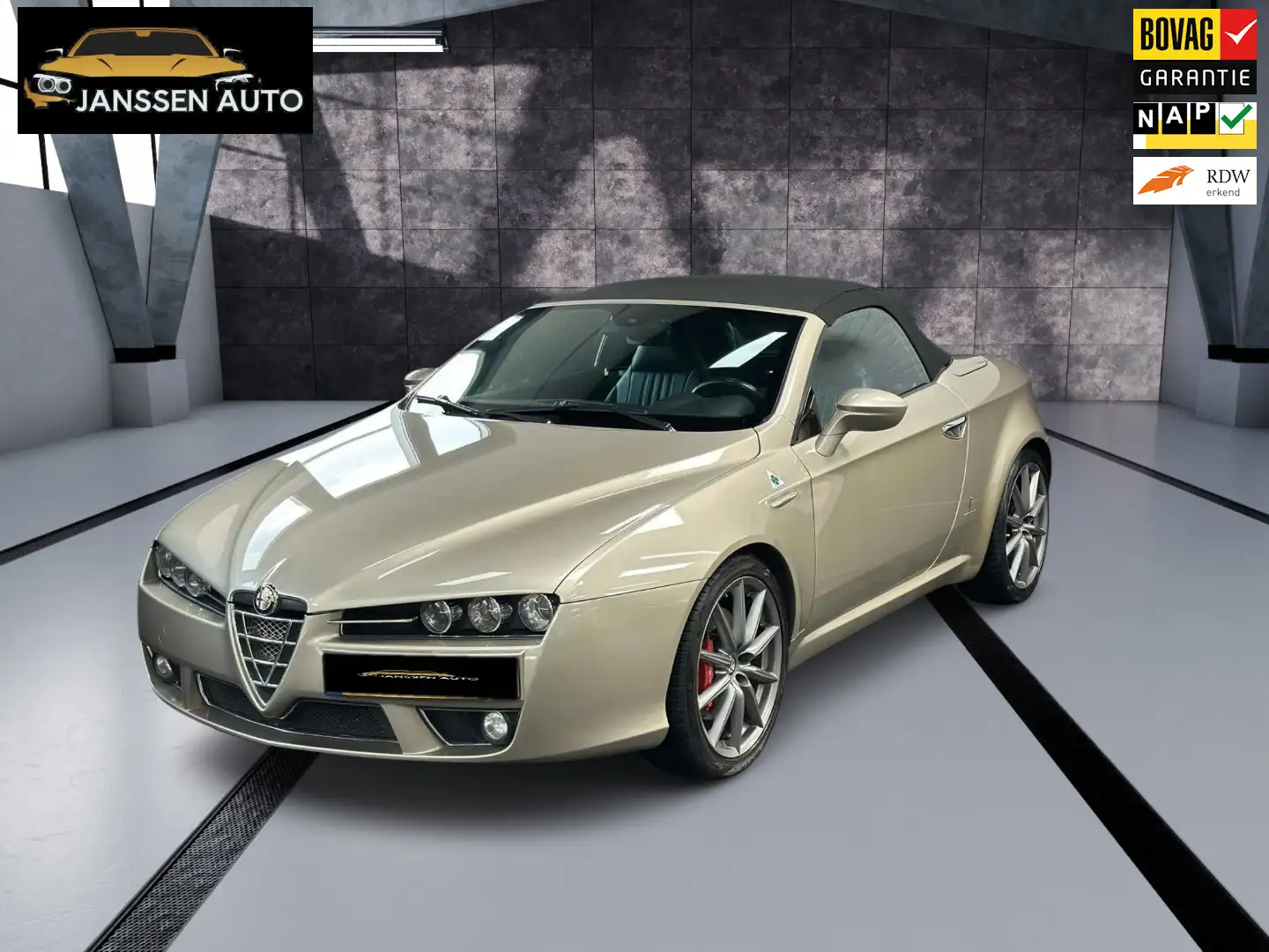 Alfa Romeo Spider 2.2 JTS Exclusive, NL Auto, Leder, Camera, Klima, Beige - 1
