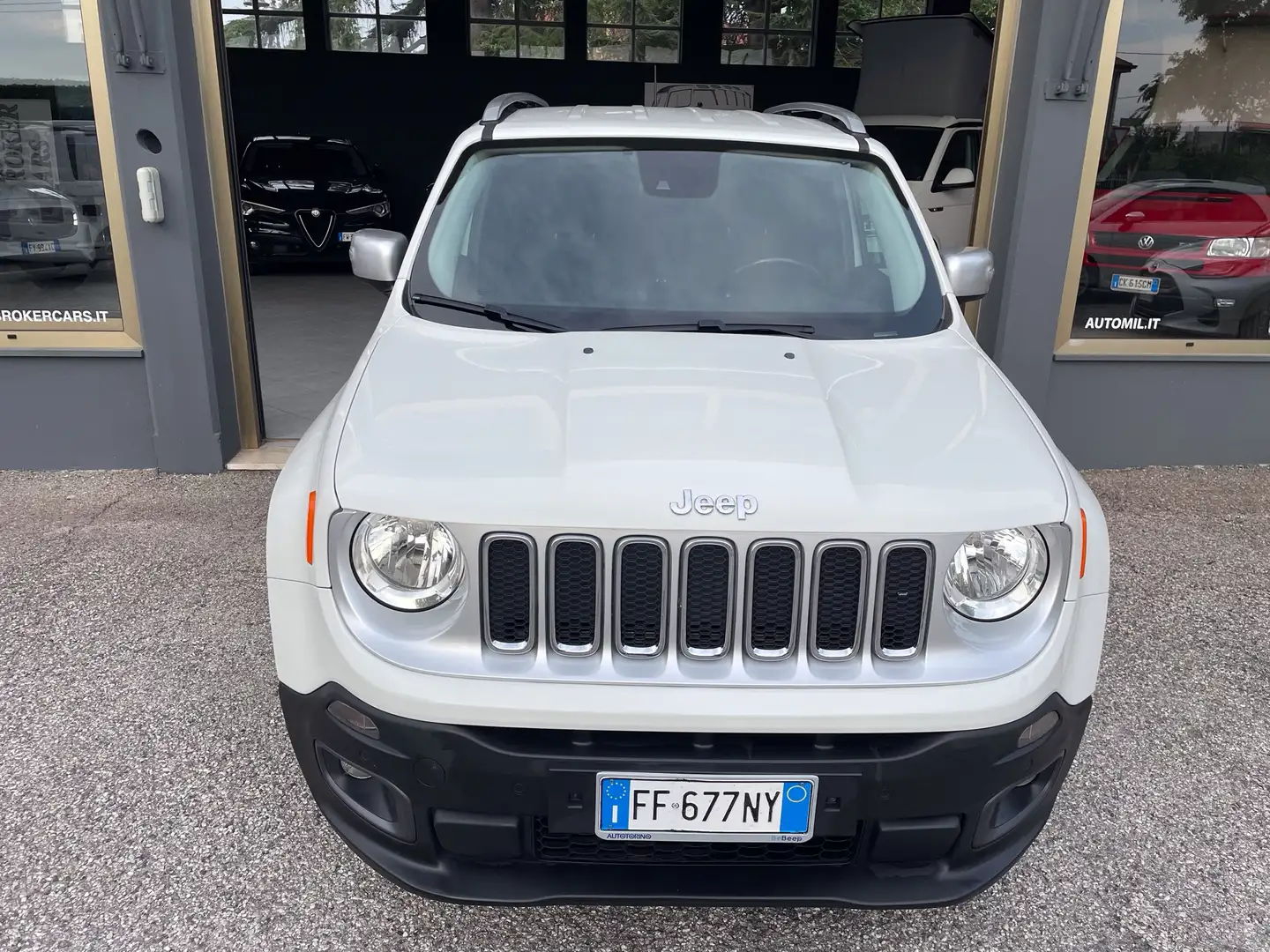 Jeep Renegade Renegade 2.0 mjt Limited 4wd 140cv auto Bianco - 2
