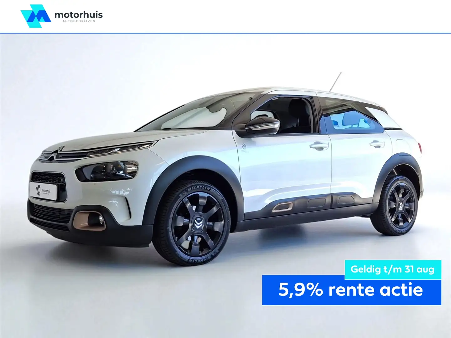 Citroen C4 Cactus 1.2 PureTech 110pk Origins NAVI LMV PDC Wit - 1