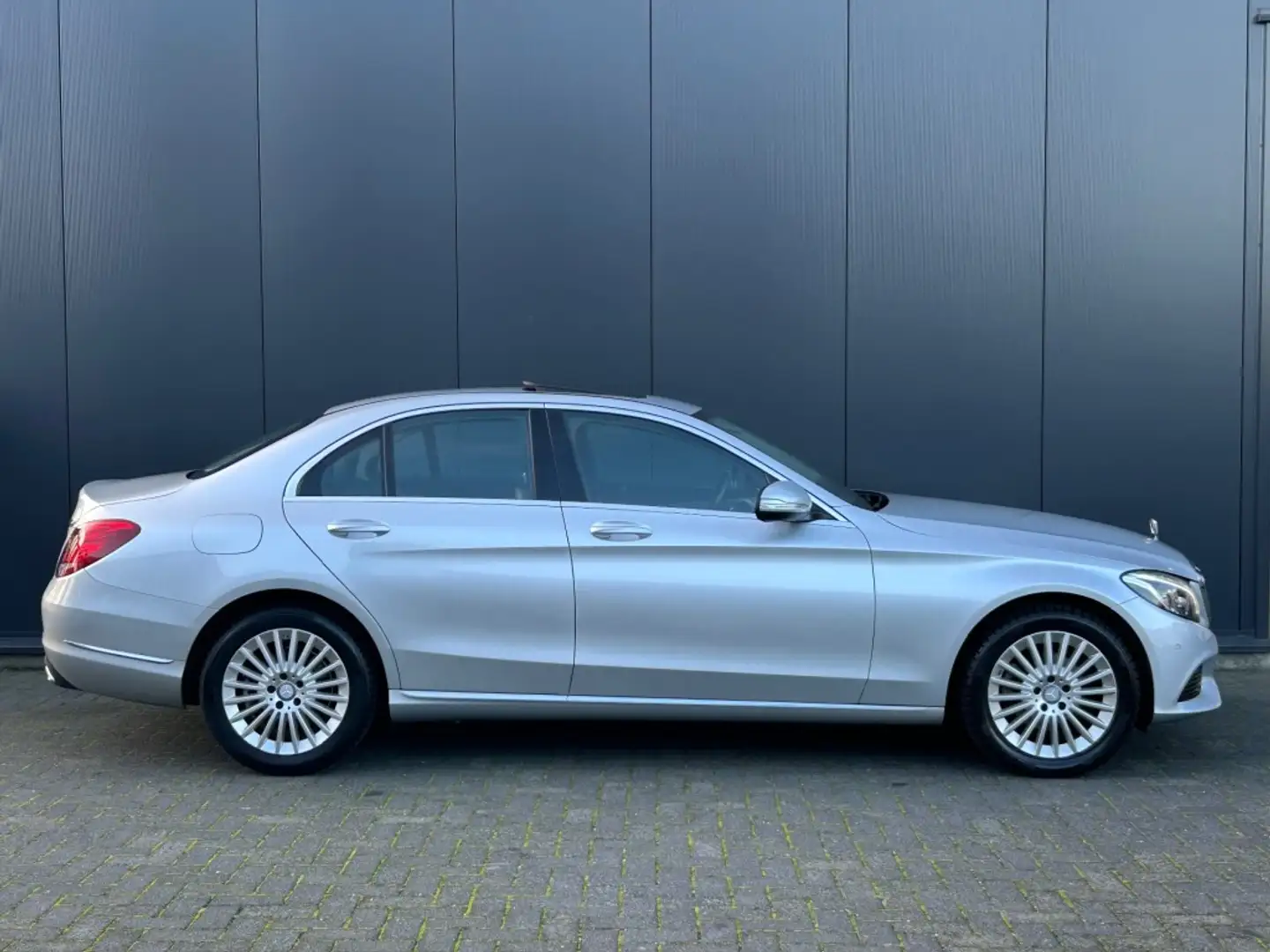 Mercedes-Benz C 180 C 180 Exclusive Aut7 Schuifdak Leder Comand Sfeerl Gris - 2