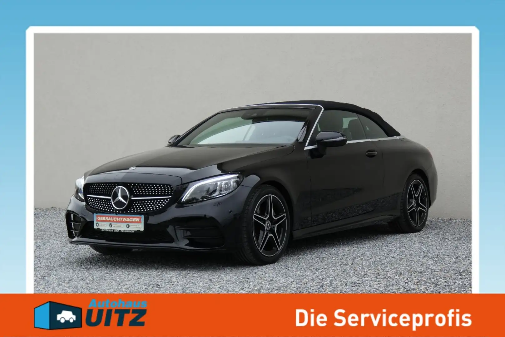 Mercedes-Benz C 180 Cabriolet AMG +MBeam+360°+SHZ+Ambiente Schwarz - 1