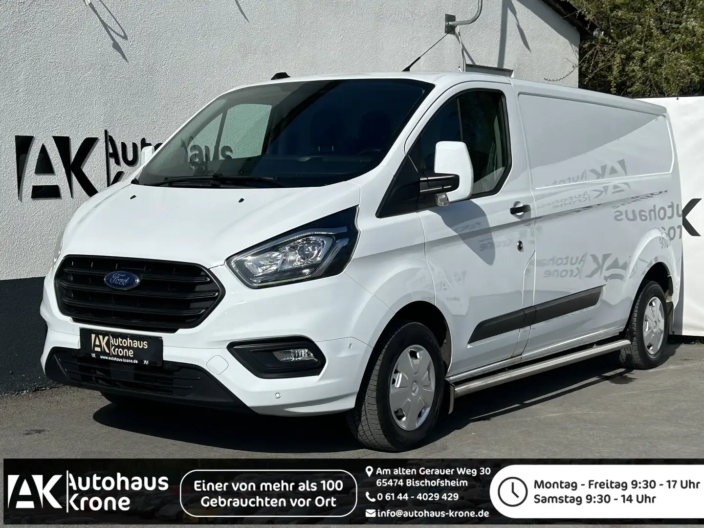 Ford Transit Custom 2.0 TDCi 300 L2 KASTEN*KAMERA*TEMPO* 3-SITZER Weiß - 1