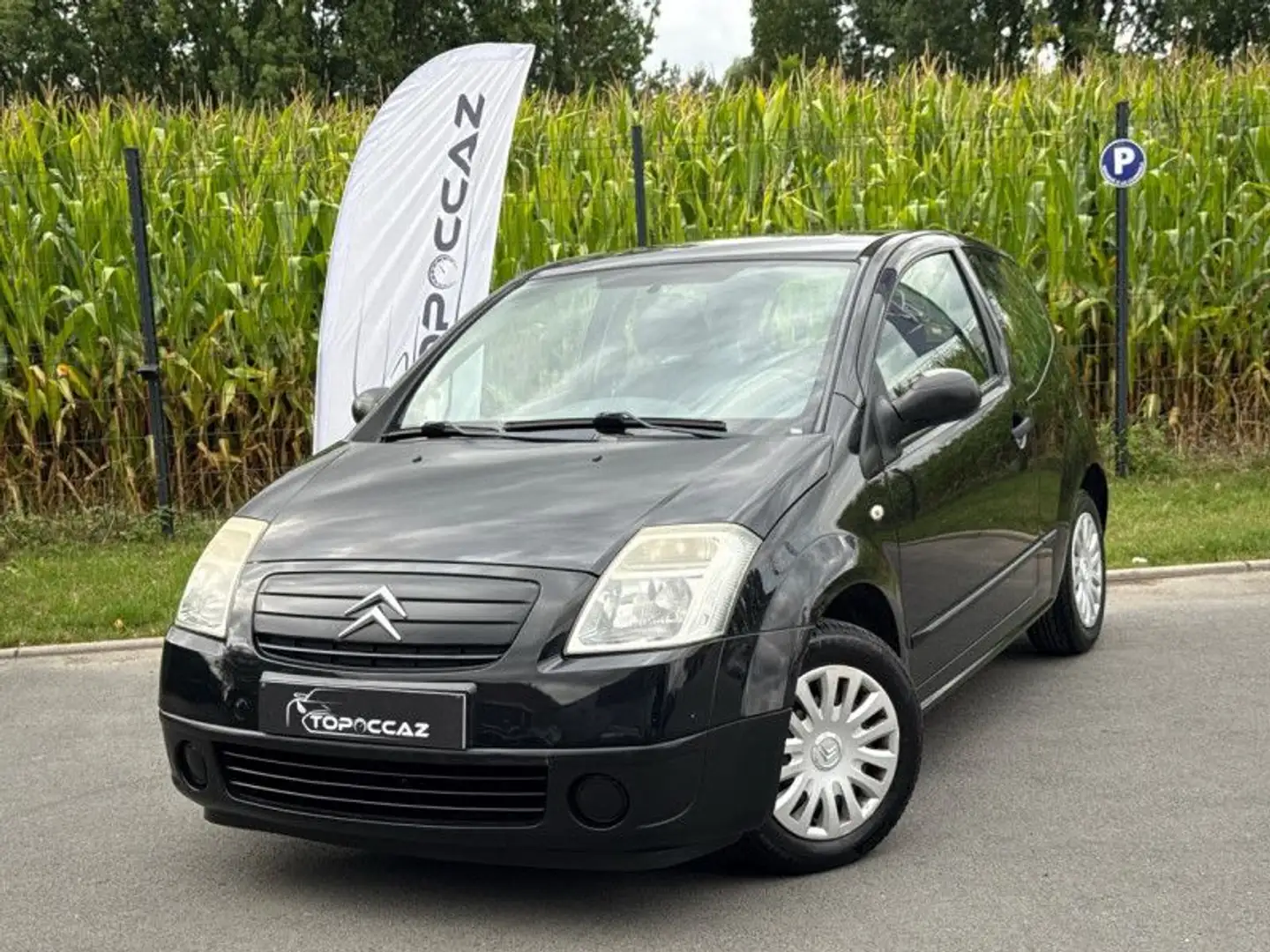 Citroen C2 1.1 ESS 60CH * 60.000KM * 2008 * GARANTIE * TRES PROPRE Noir - 1
