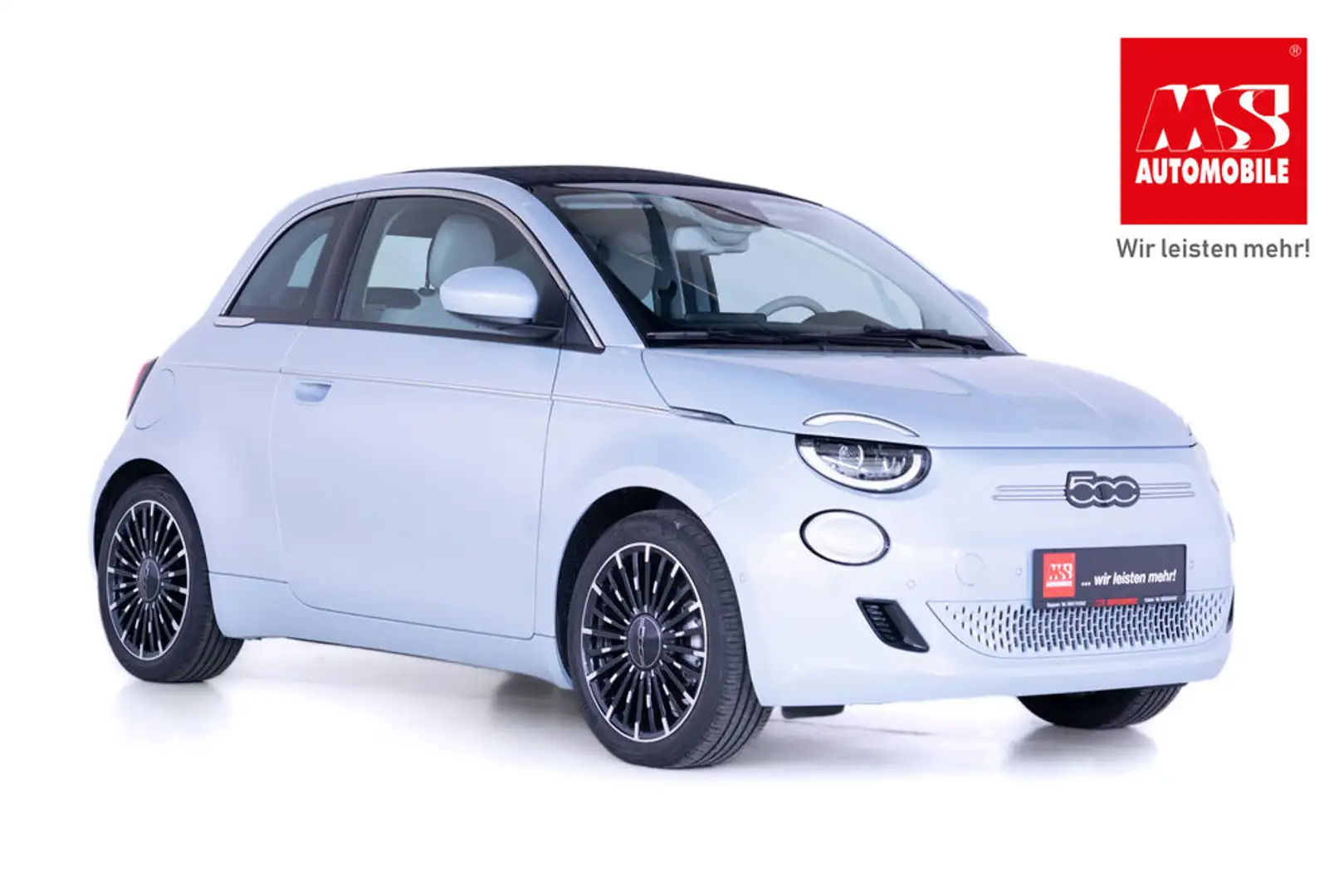 Fiat 500e Cabrio La Prima by Bocelli *LED*NAVI*RFK*SZH Modrá - 1