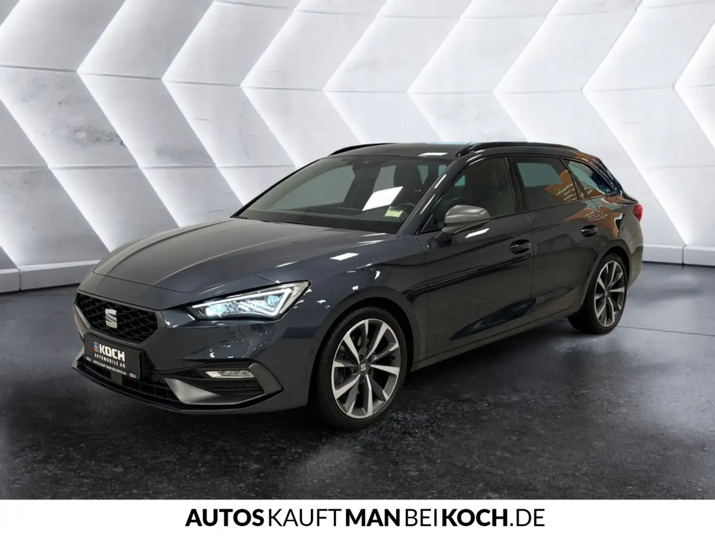 SEAT Leon ST 1.5 e-TSI DSG FR NAVI LED PARKL AHK ACC Gris - 2