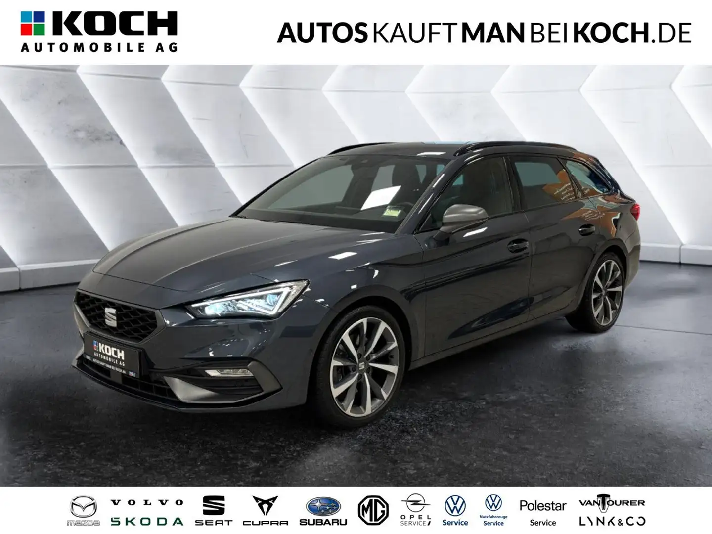 SEAT Leon ST 1.5 e-TSI DSG FR NAVI LED PARKL AHK ACC Gris - 1