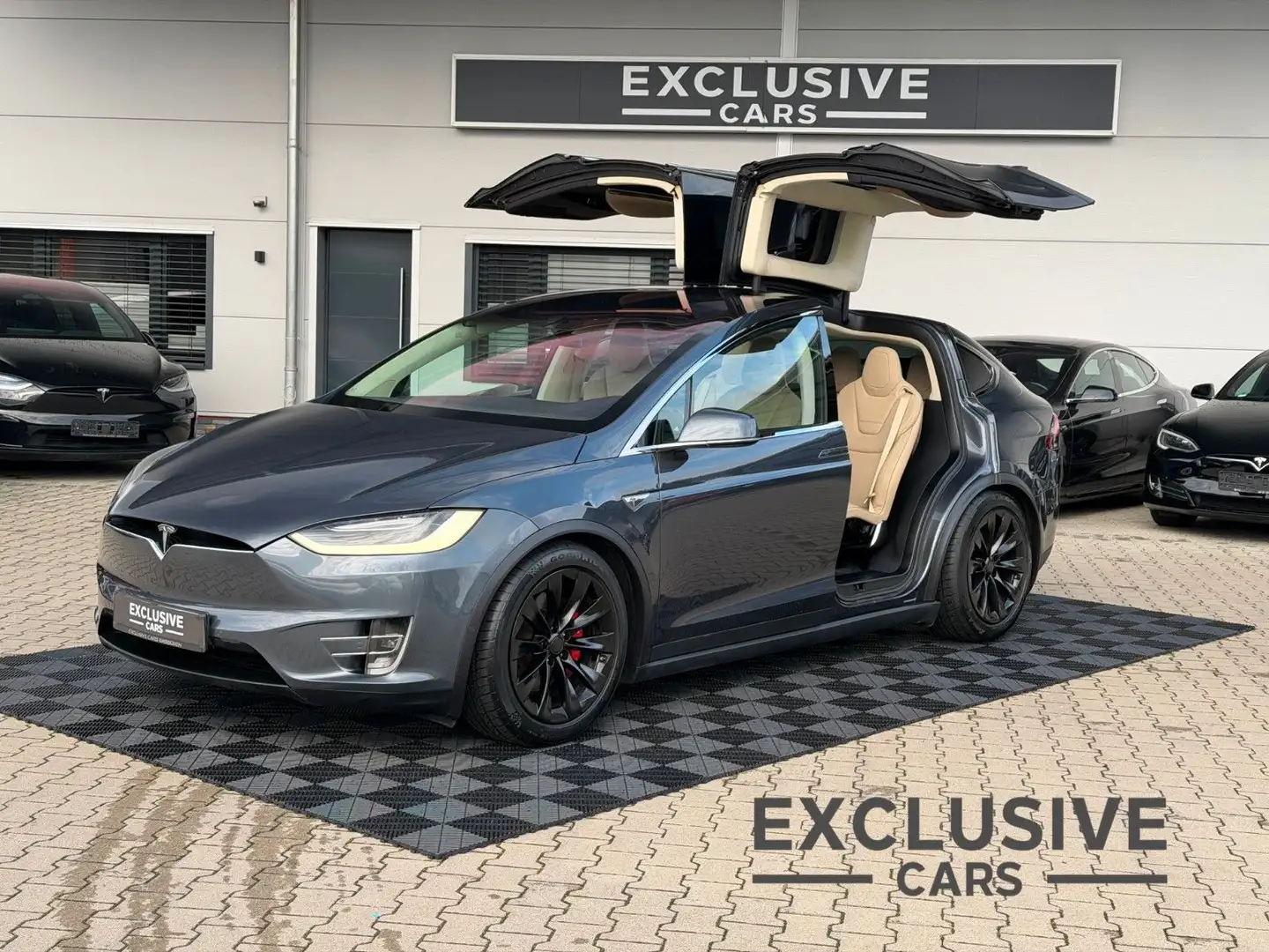 Tesla Model X MODEL X P90D L | AHK | 6SEAT | MCU2 Gris - 1