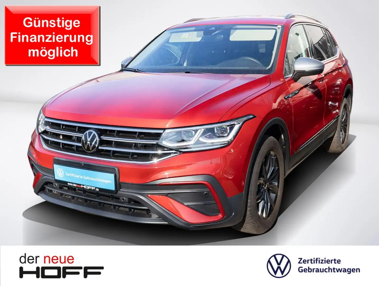 Volkswagen Tiguan Allspace Move 2.0 TDI DSG 4Motion Navi Bluetooth AHK Anschl Piros - 1
