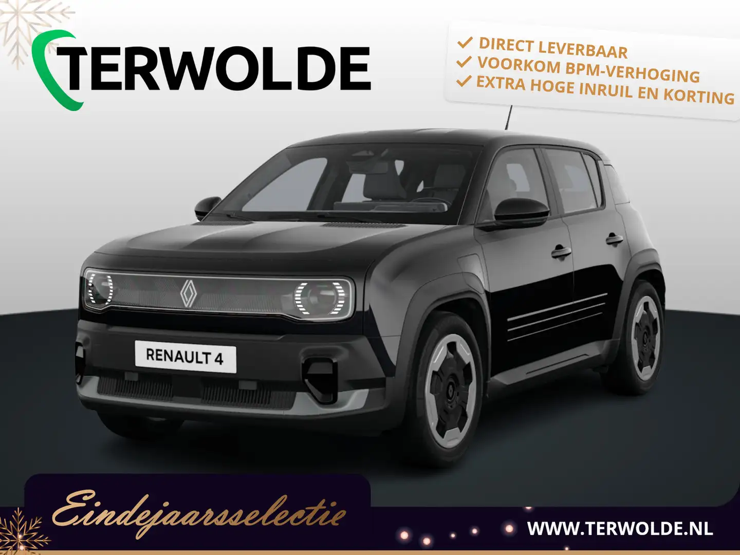 Renault R 4 Evolution | Achteruitrijcamera | Cruise control me Zwart - 1