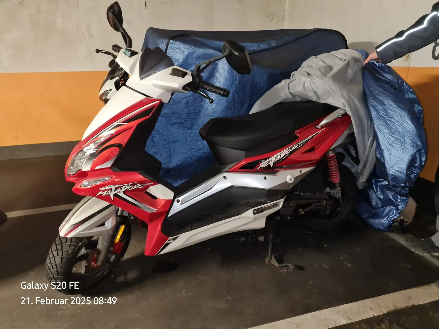 Zhejiang Ein Neu Matador Roller 2 Takter Nur 175 Km NP:1850 Roşu - 1