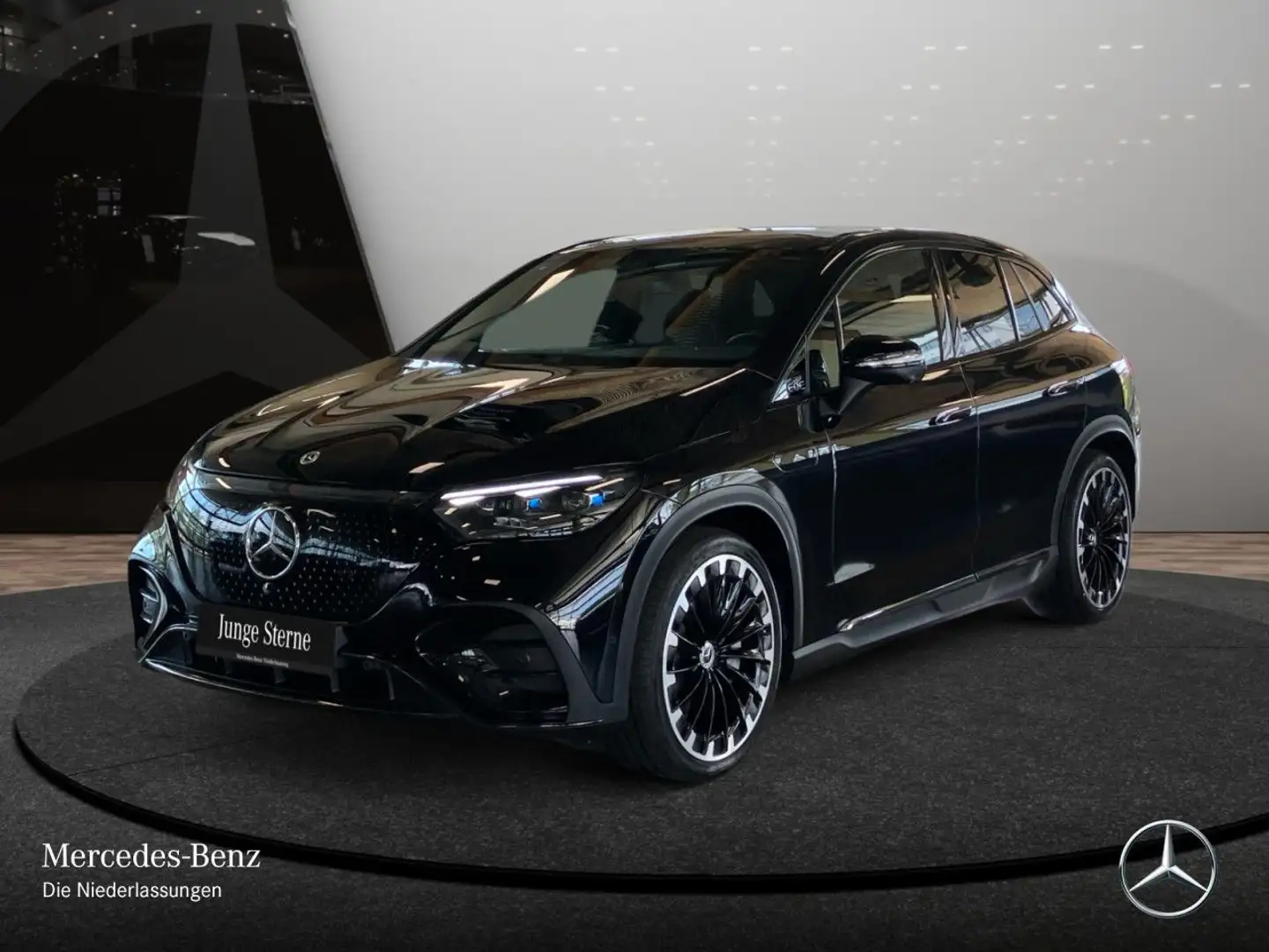 Mercedes-Benz EQE SUV EQE 350 4M AMG+NIGHT+PANO+360+AHK+BURMESTER Schwarz - 2