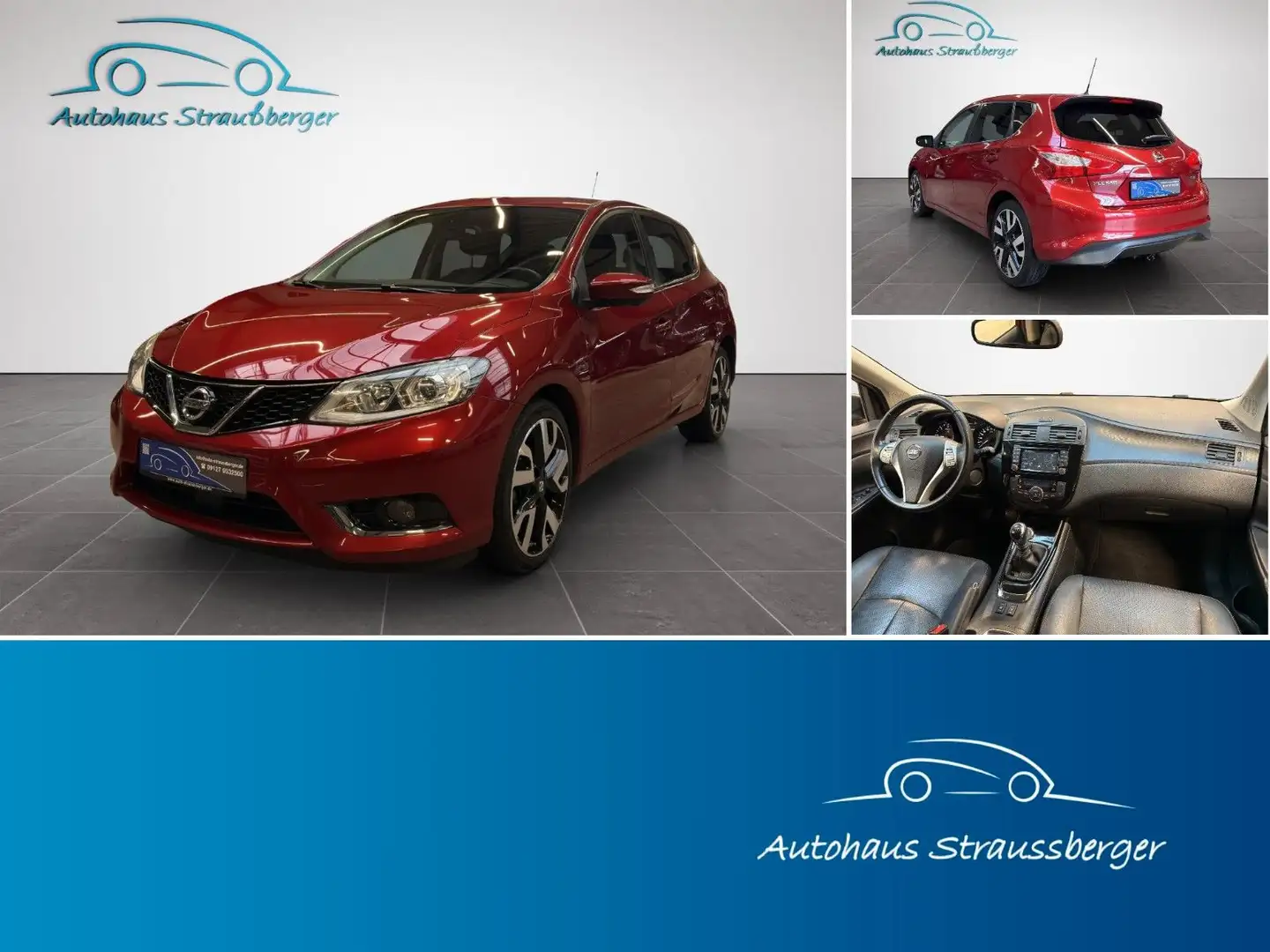 Nissan Pulsar 1.5 dCi Tekna AHK Navi KZU Shz DAB 360° Rot - 1