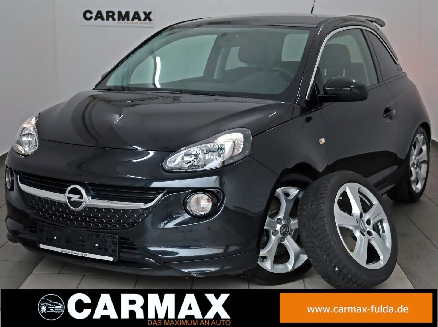 Opel Adam S OPC Performance T.Leder,8 fach bereift Schwarz - 1