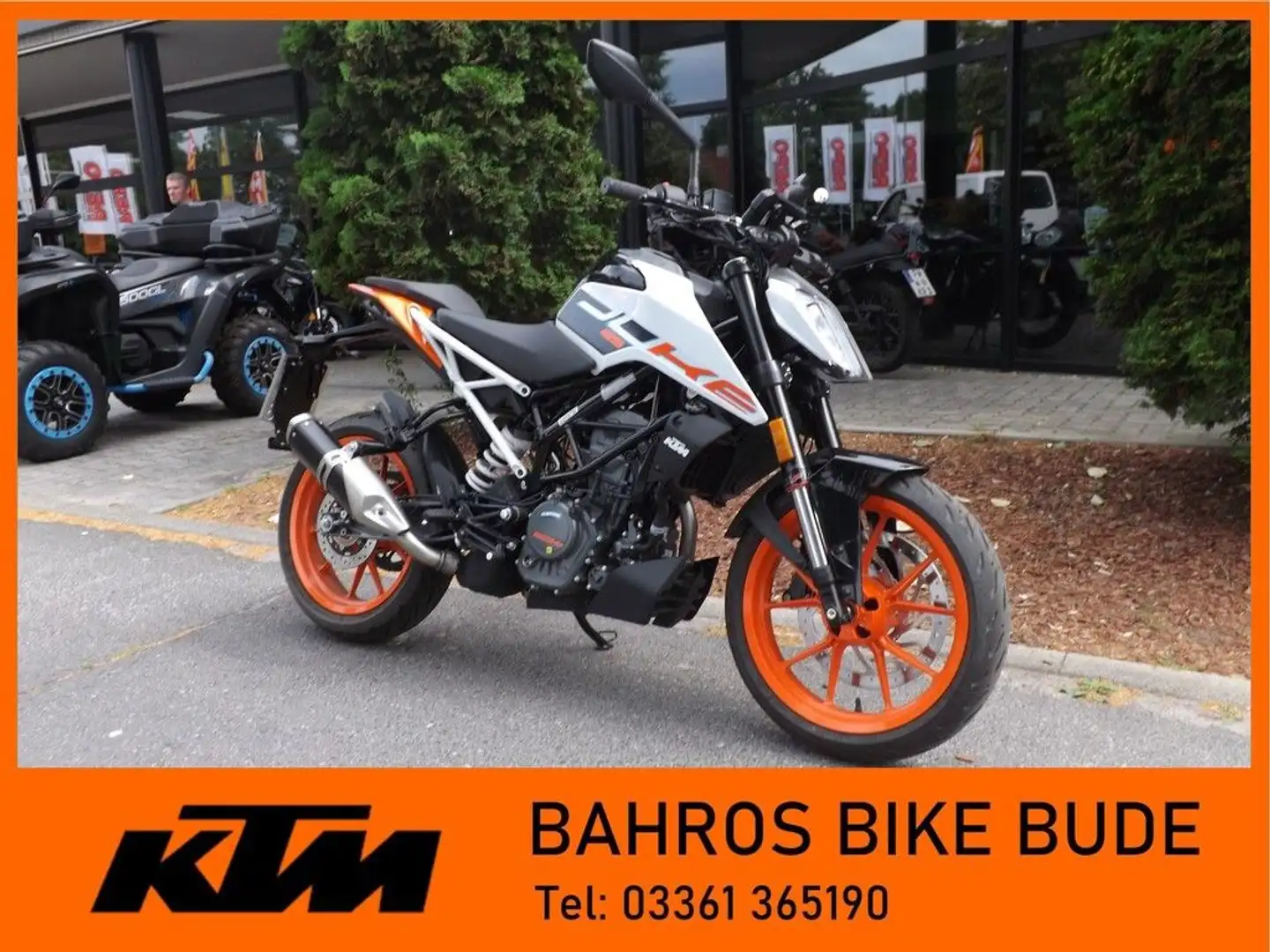 KTM 125 Duke ABS Weiß - 1