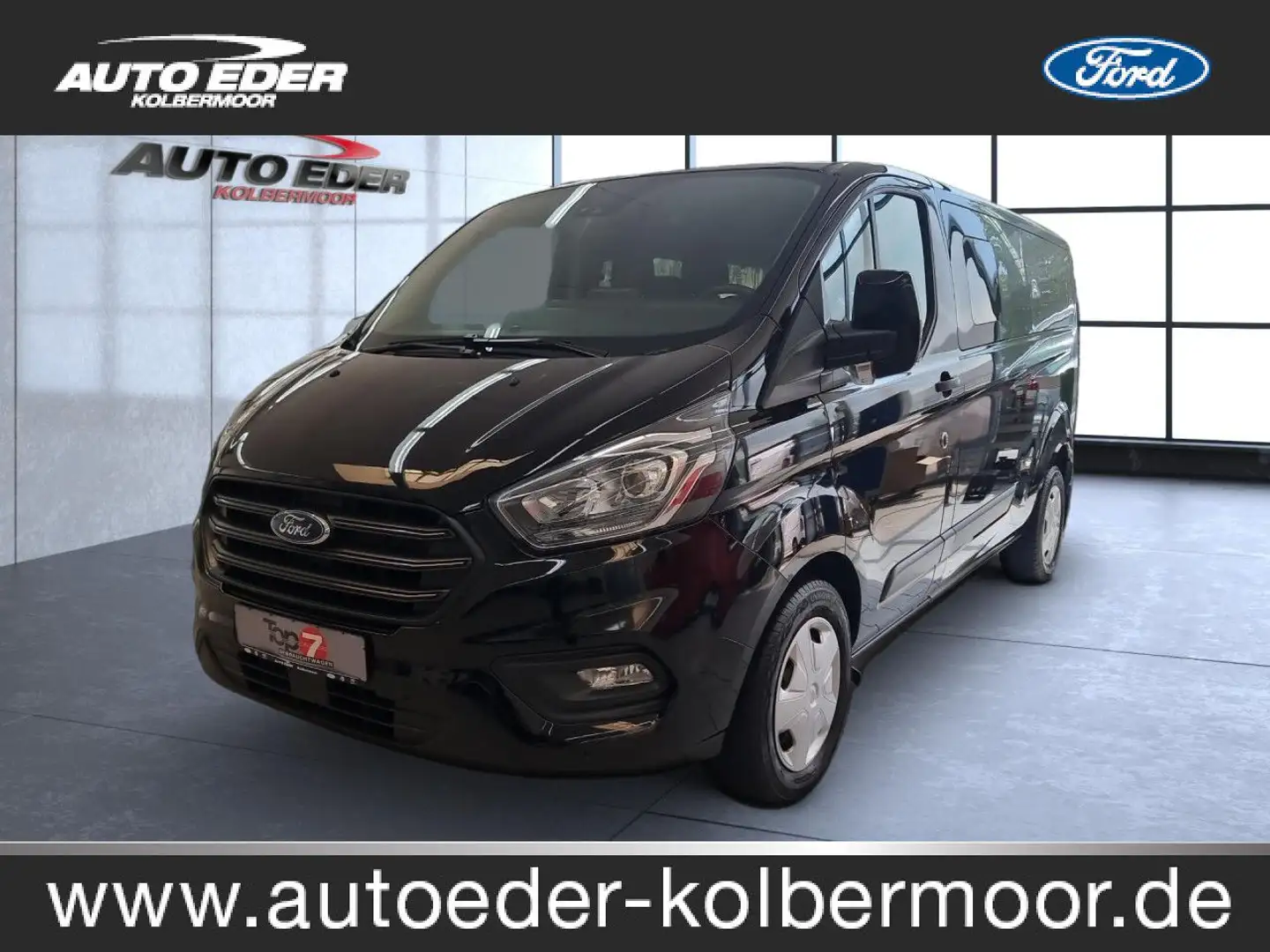 Ford Transit Custom Kombi Trend 340 L2 9-Sitzer Klima Schwarz - 1