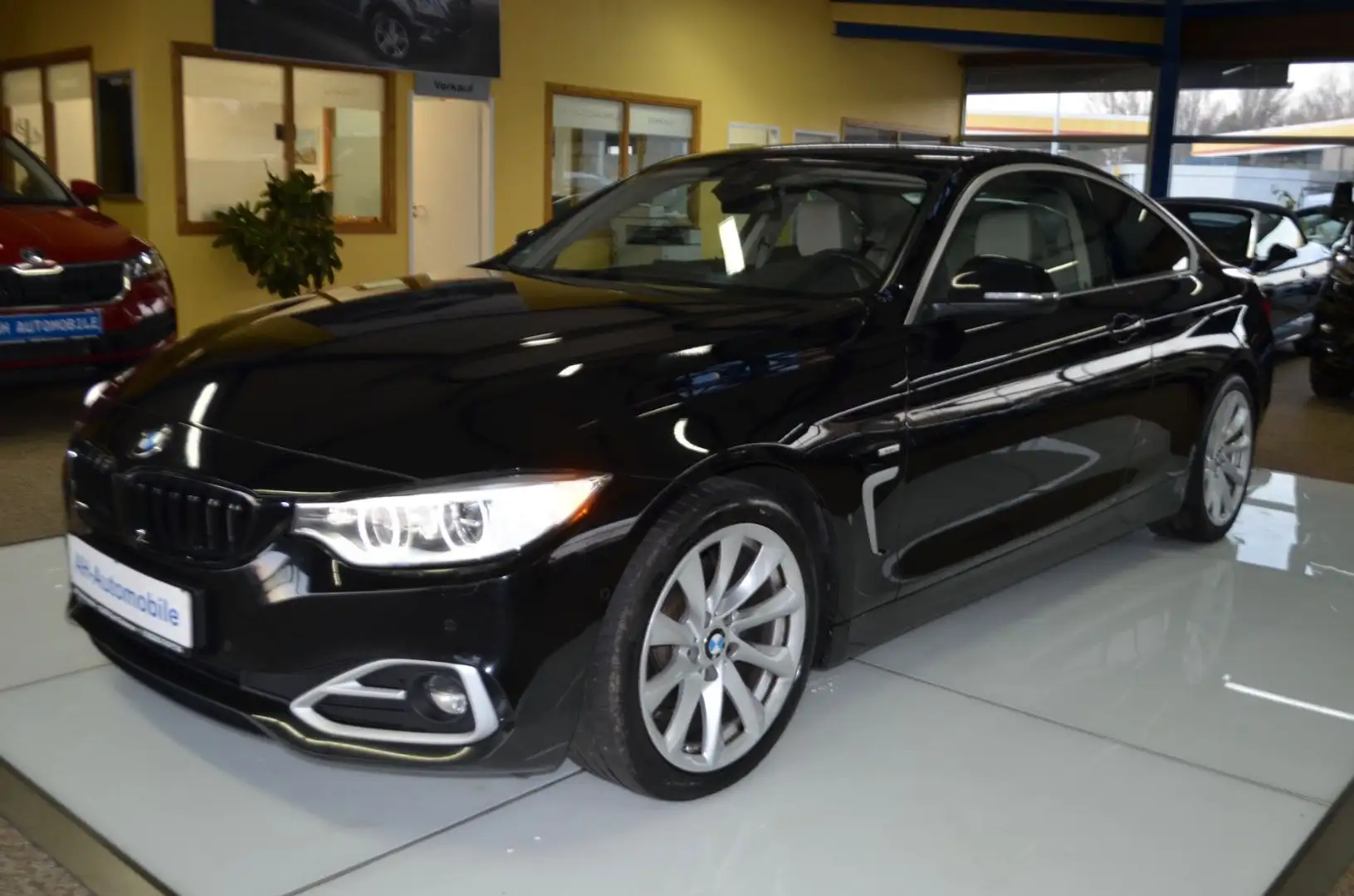 BMW 420 d Coupe XENON / NAVI / LEDER / TOTWINKEL Schwarz - 1