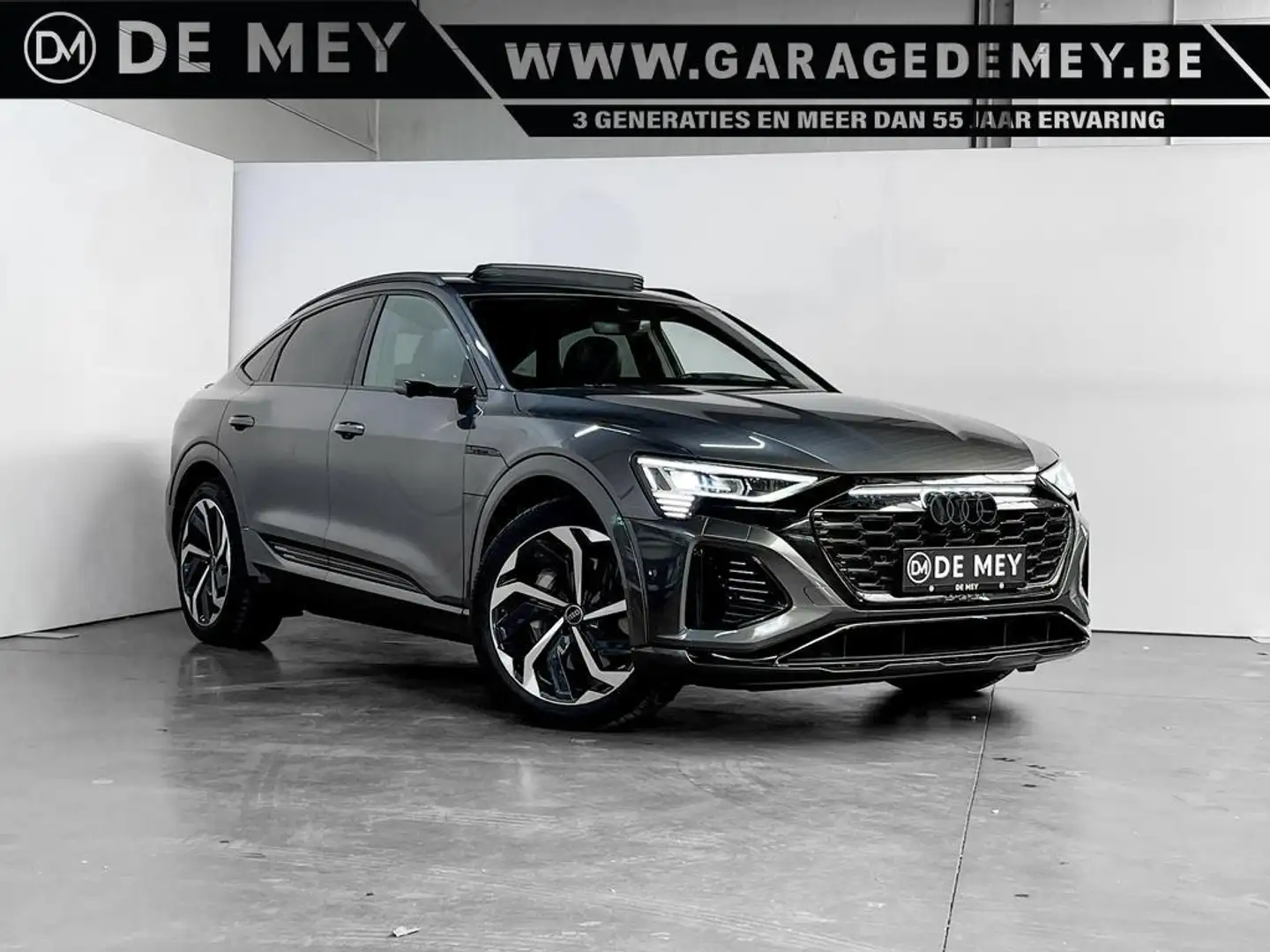 Audi Q8 e-tron Sportback 106 kWh 55 Quattro S line / Pano / Luchtvering / 360°/ carplay Grau - 1