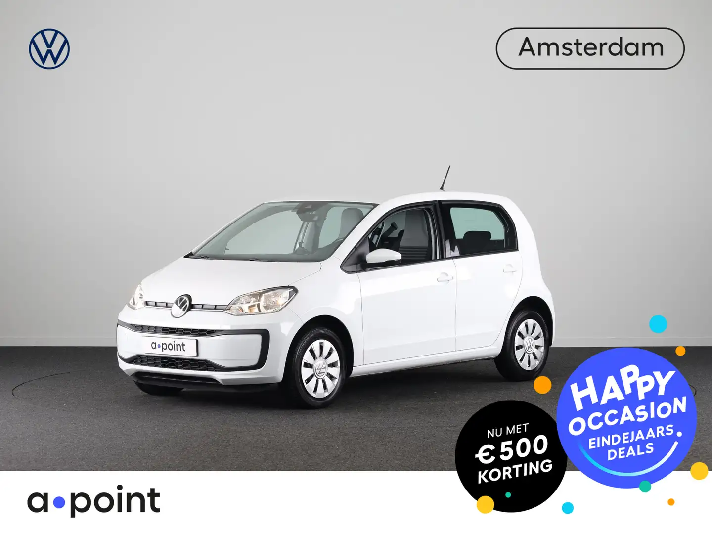 Volkswagen up! 1.0 65 pk | Verlengde garantie | Navigatie via App Wit - 1