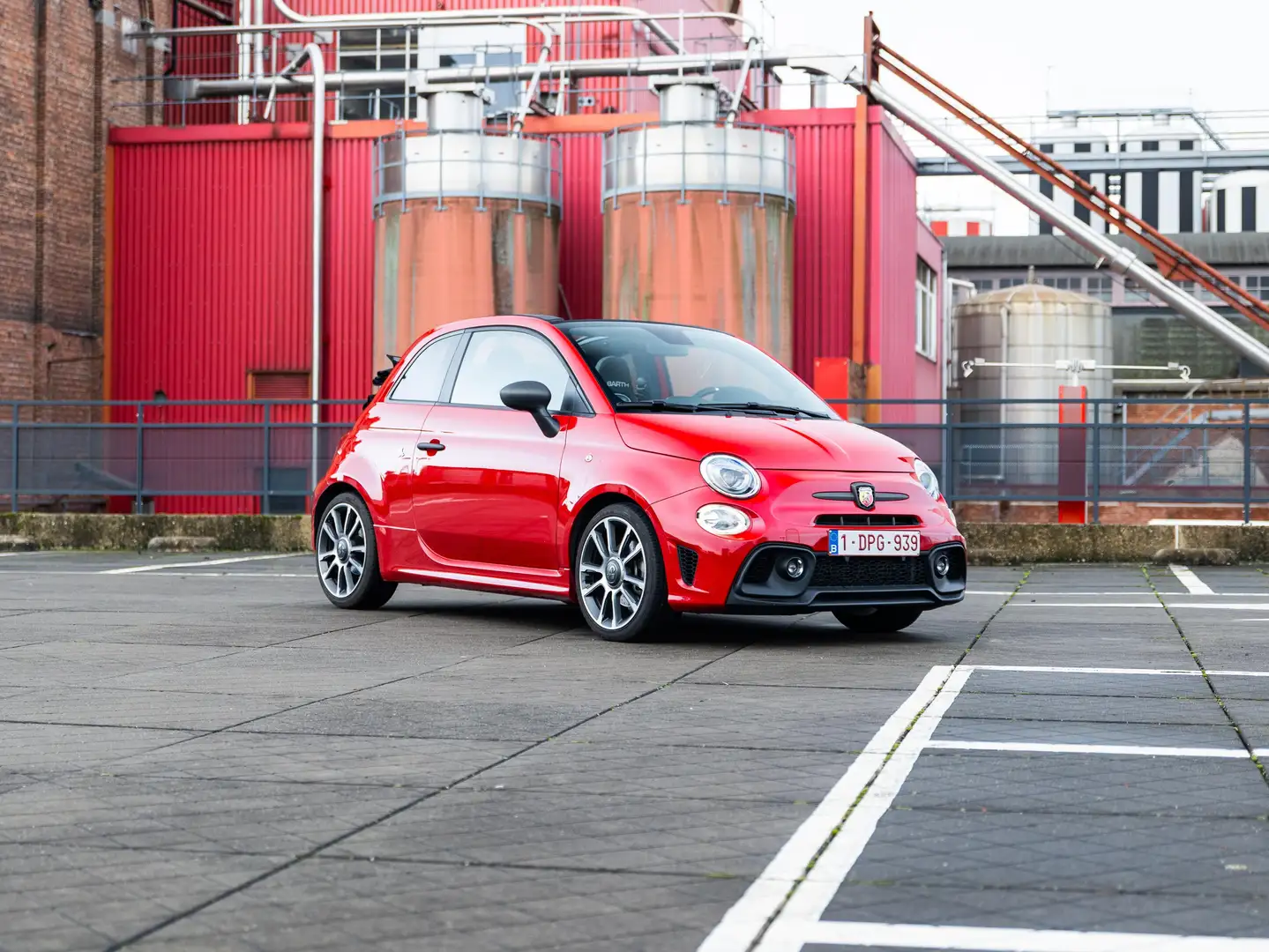 Abarth 500 Cabrio Rood - 2