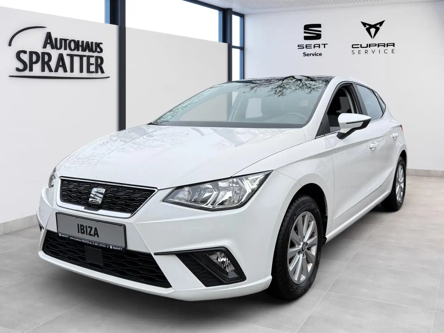 SEAT Ibiza 1.0 Style NAVI PDC Climatronic Panorama Weiß - 1
