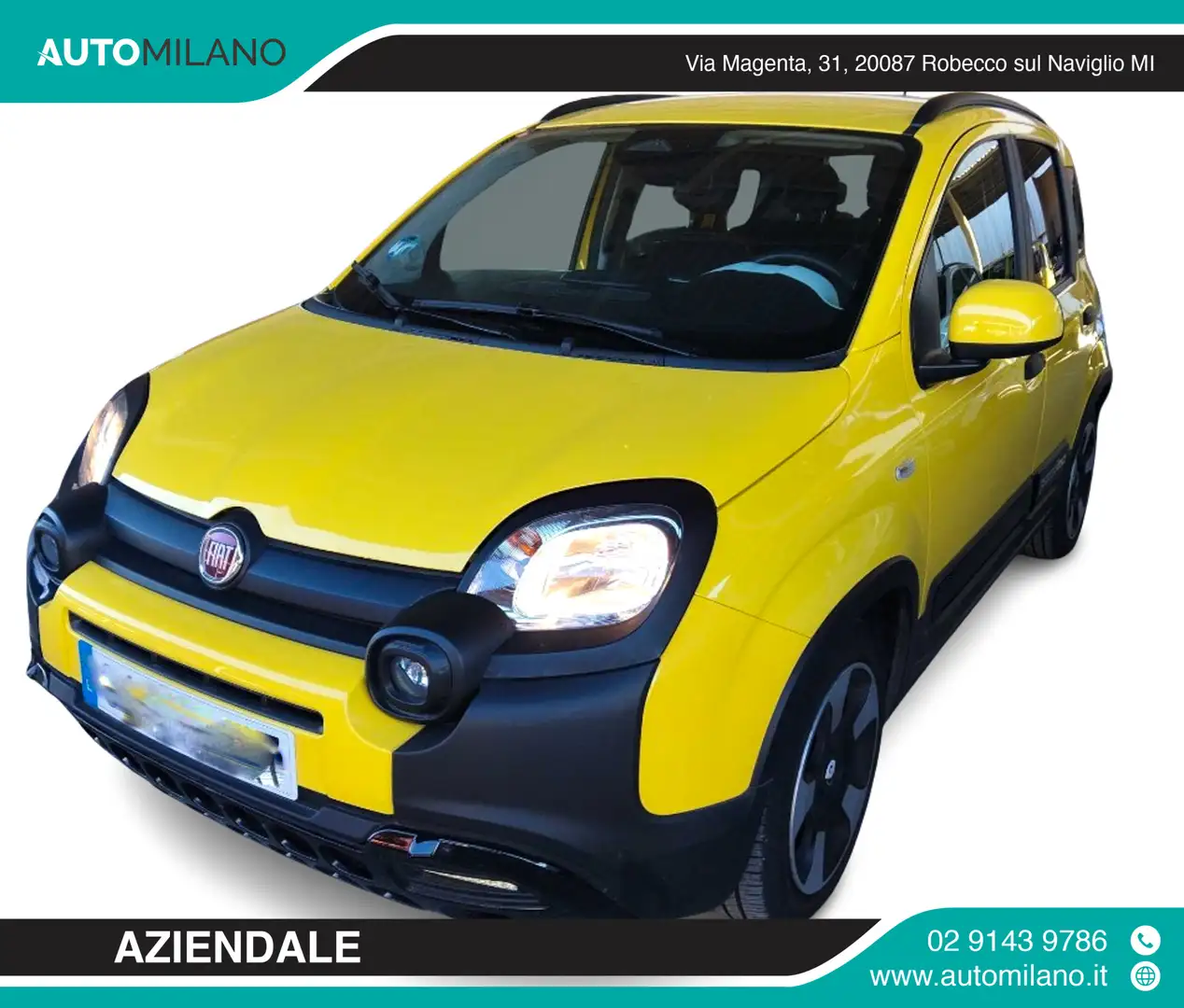 Fiat Panda 1.0 HYBRID 70CV PANDINA CROSS Giallo - 1