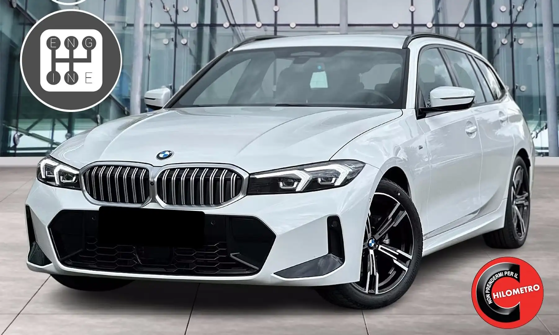 BMW 318 d Touring M Sport *PREZZO REALE* Blanc - 1