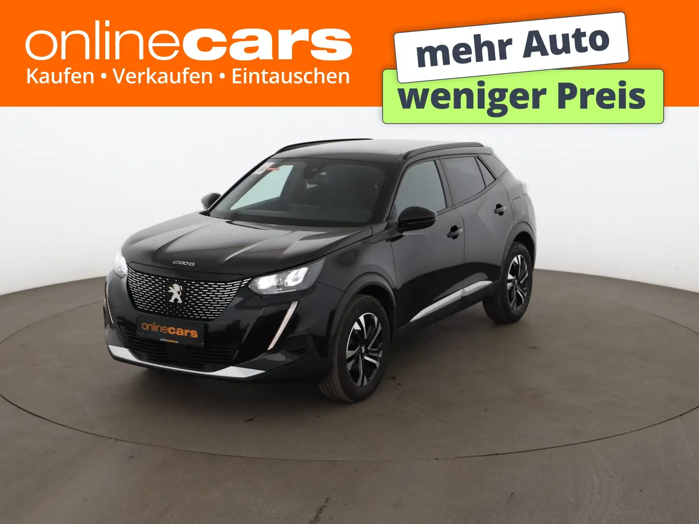 Peugeot 2008 1.5 BlueHDi 130 Allure Pack Aut LED AHK NAVI Schwarz - 1