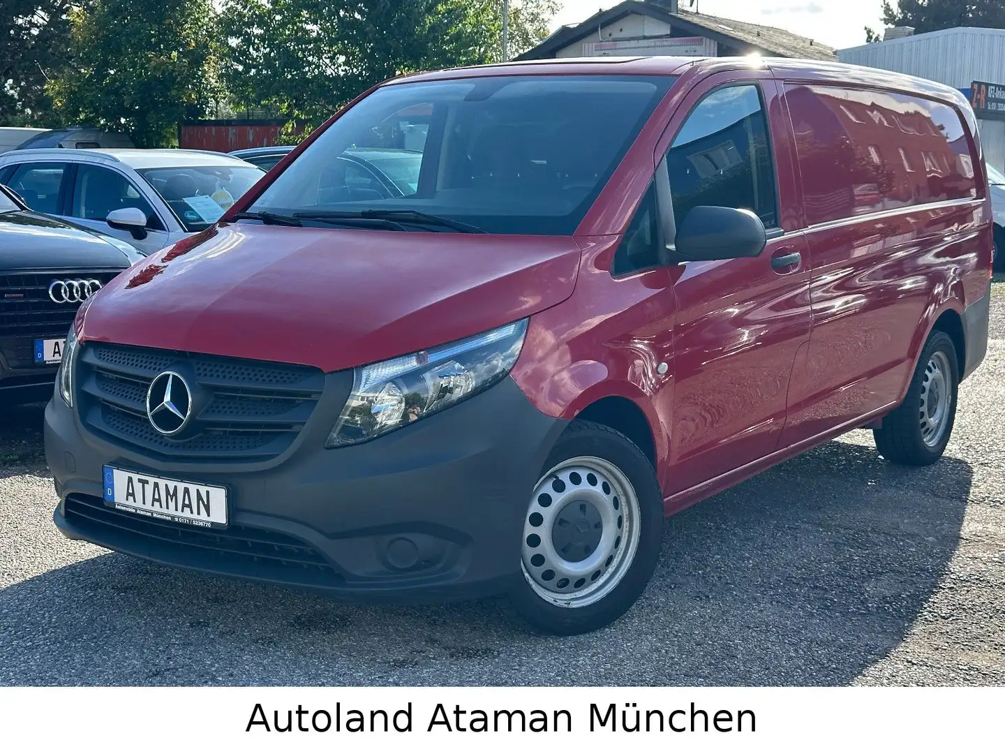 Mercedes-Benz Vito 119 4x4 lang Automatik /Klima/Tempo/AHK Rot - 2