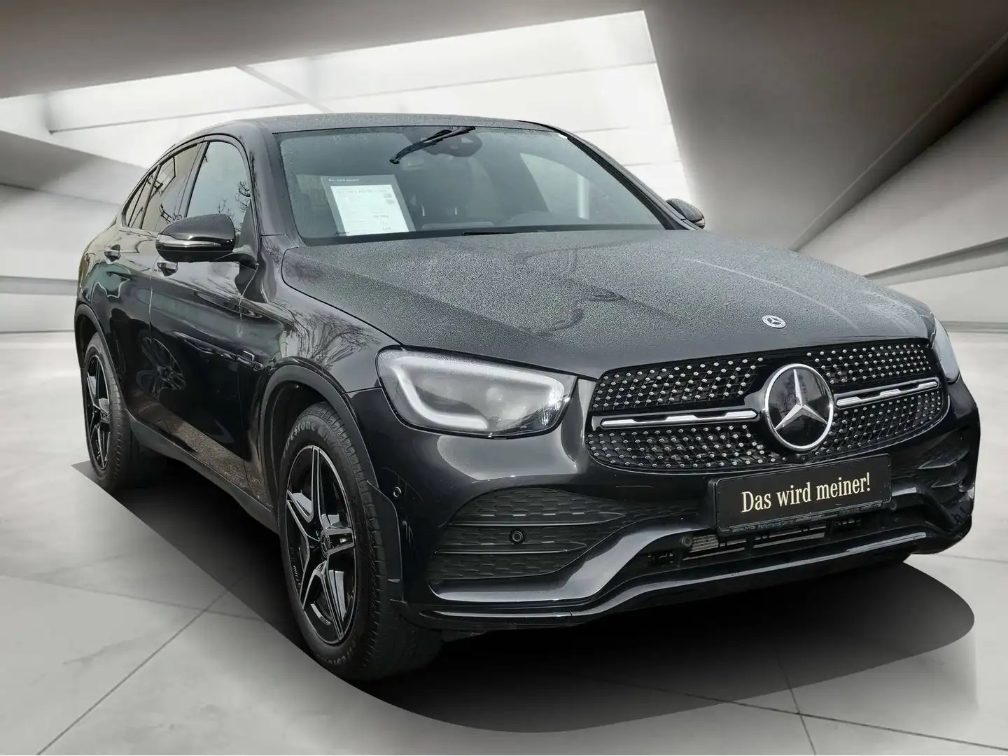 Mercedes-Benz GLC 300 e 4M. Coupé AMG+SHD+AHK+360+Airb.+Multib Grau - 2