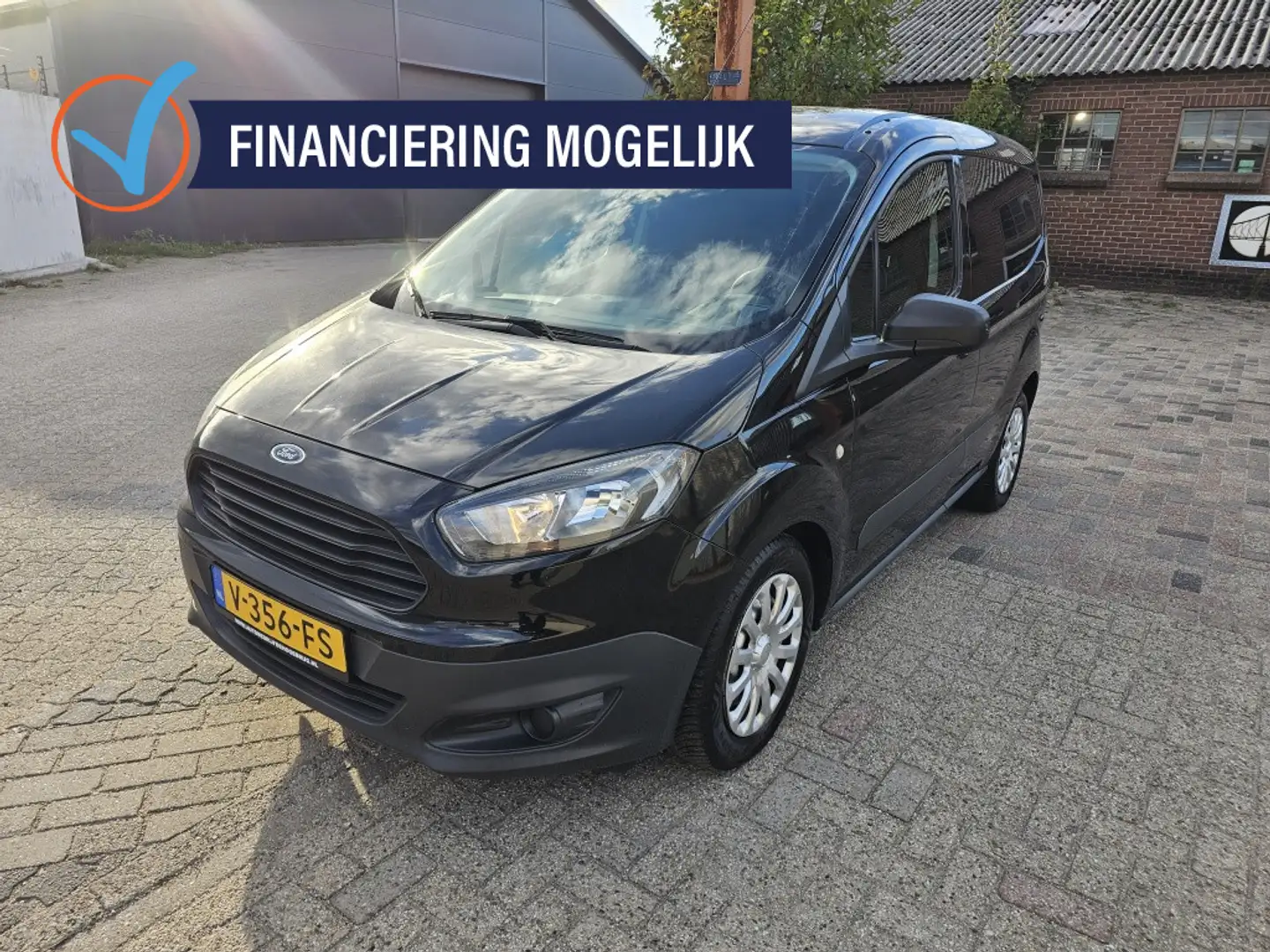 Ford Transit Courier 1.0 Economy Airco,Apk,Benzine,Nap Zwart - 1
