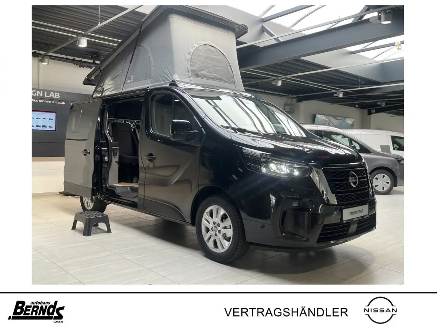 Nissan Primastar L1H1 3,0 dCi 170 DCT Seaside by Dethleffs CAMPER Schwarz - 1
