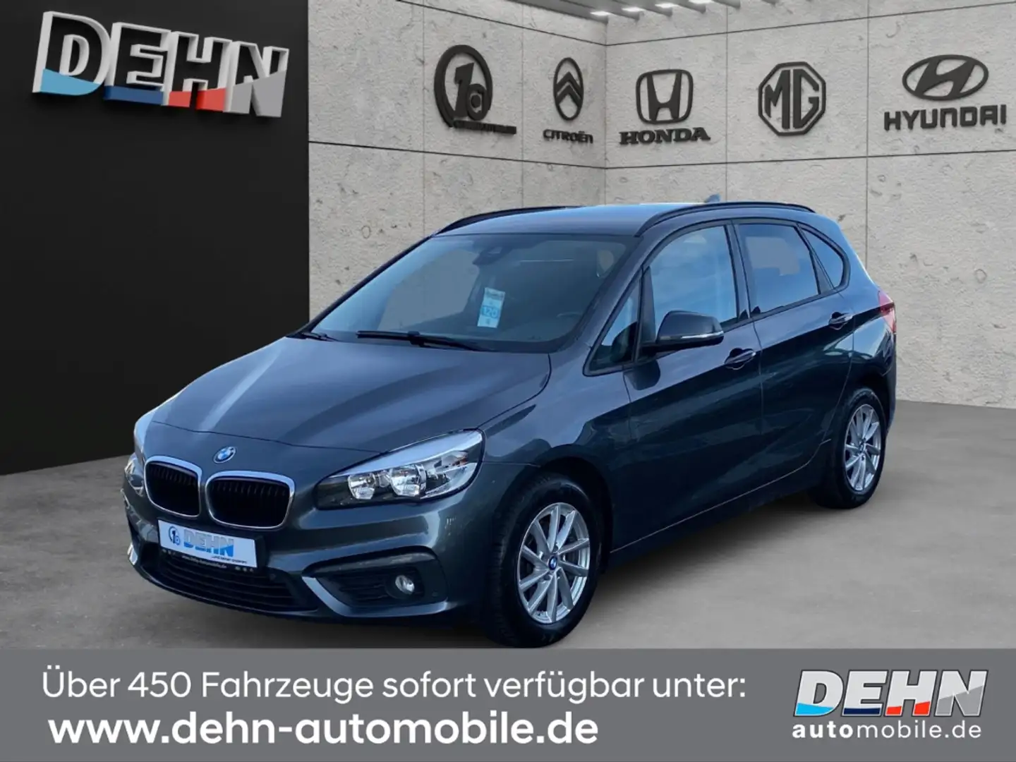 BMW 218 Active Tourer AT Advantage Navi SHZ PDC Parkassi Grau - 2