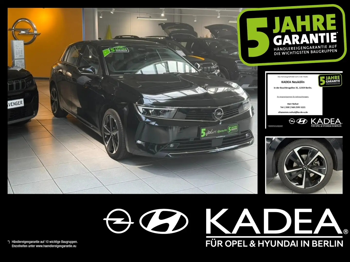 Opel Astra 1.6 180°Kamera,LED,PDC,Lenk+Sitzhzg,AGR Zwart - 1