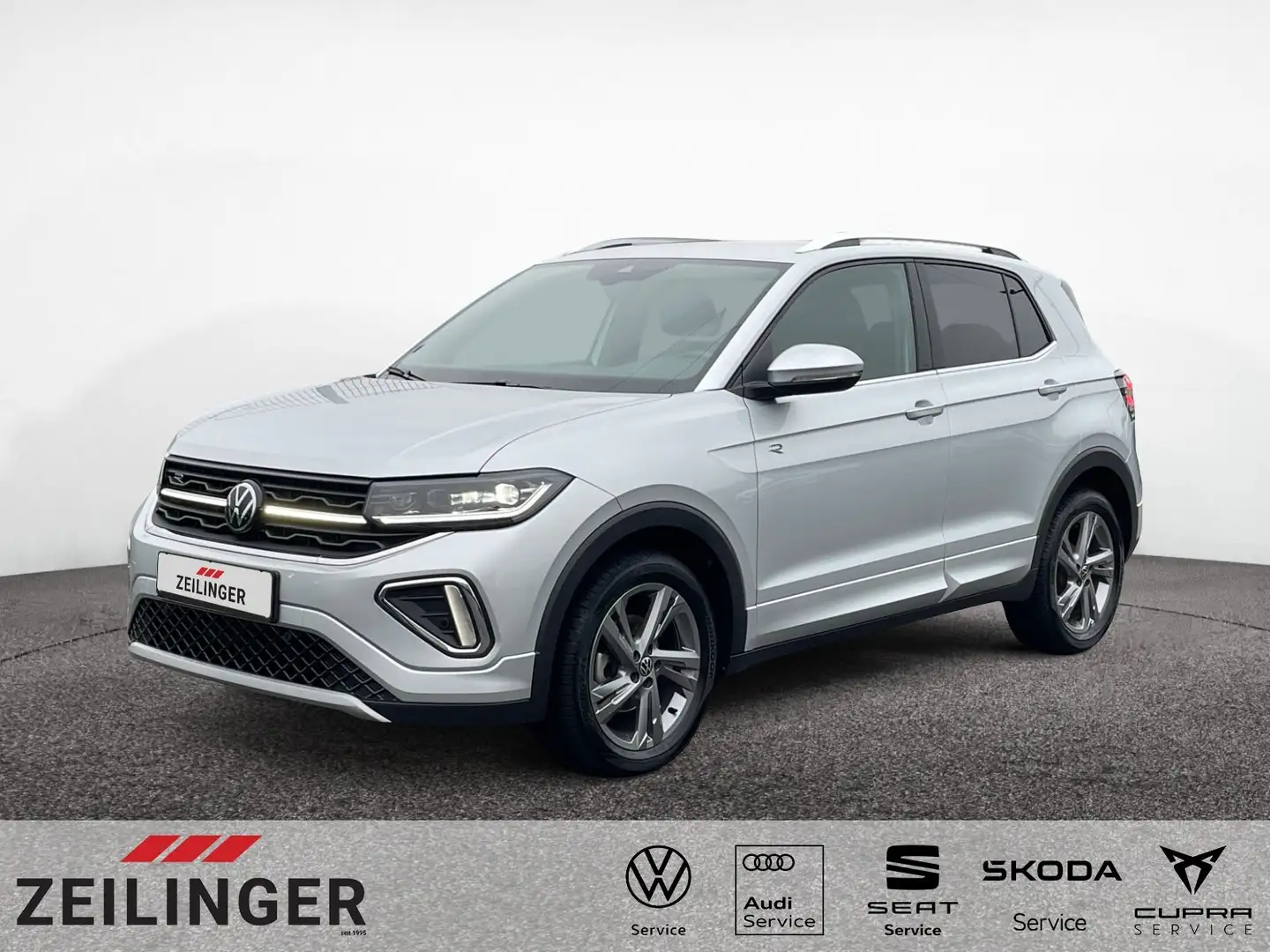 Volkswagen T-Cross R-Line TSI DSG|NAVI|IQ.DRIVE|KAMERA|APP Серебристый - 1