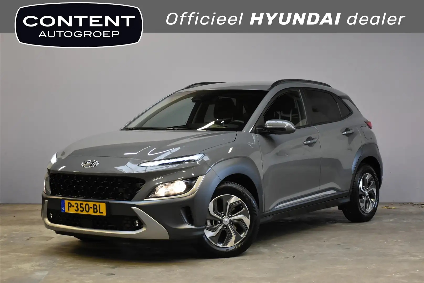 Hyundai KONA 1.6 GDI HEV 141pk DCT Fashion Gris - 1