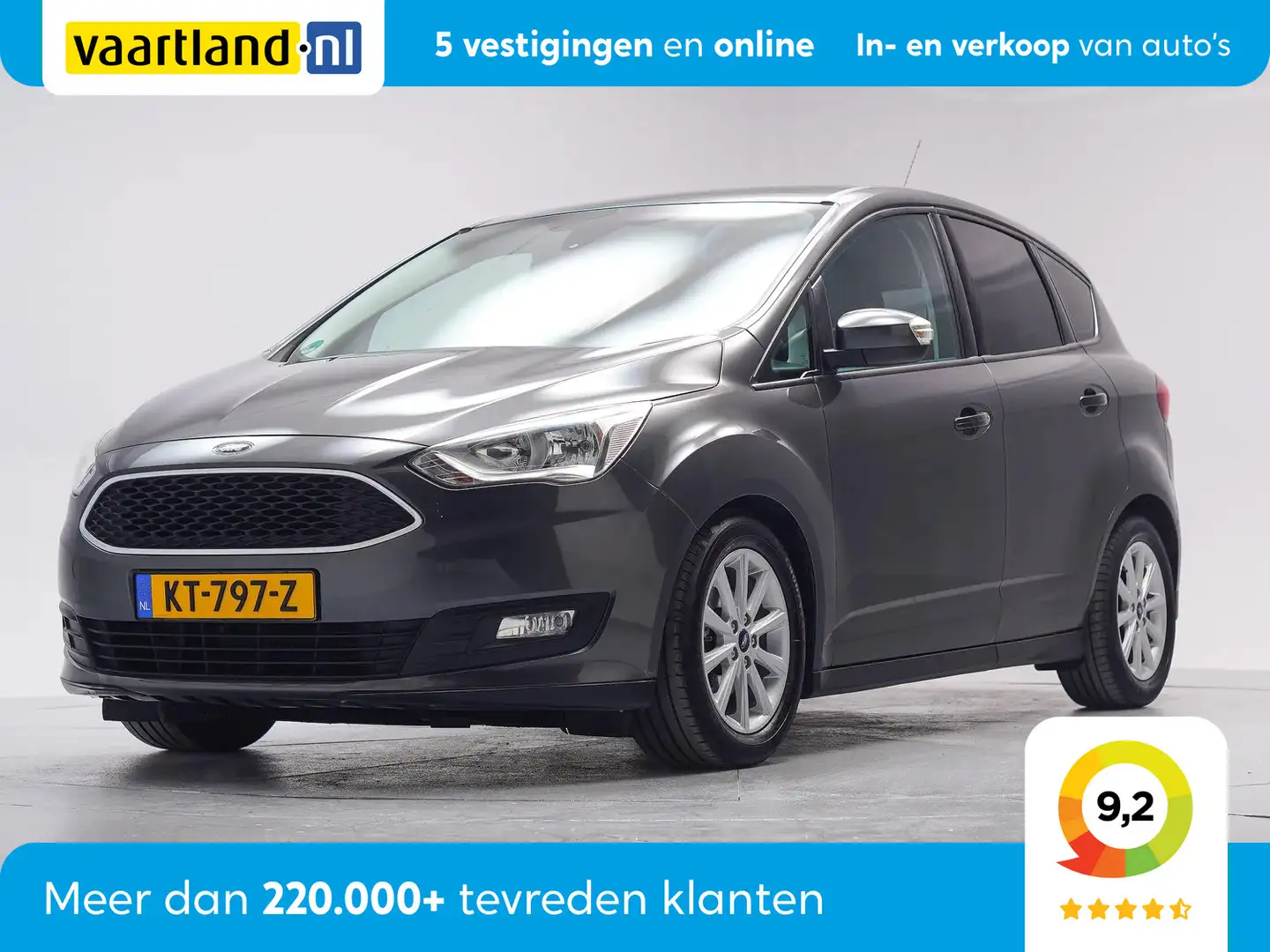 Ford C-Max 1.0 Trend [ Airco Navi Cruise Trekhaak ] Grigio - 1